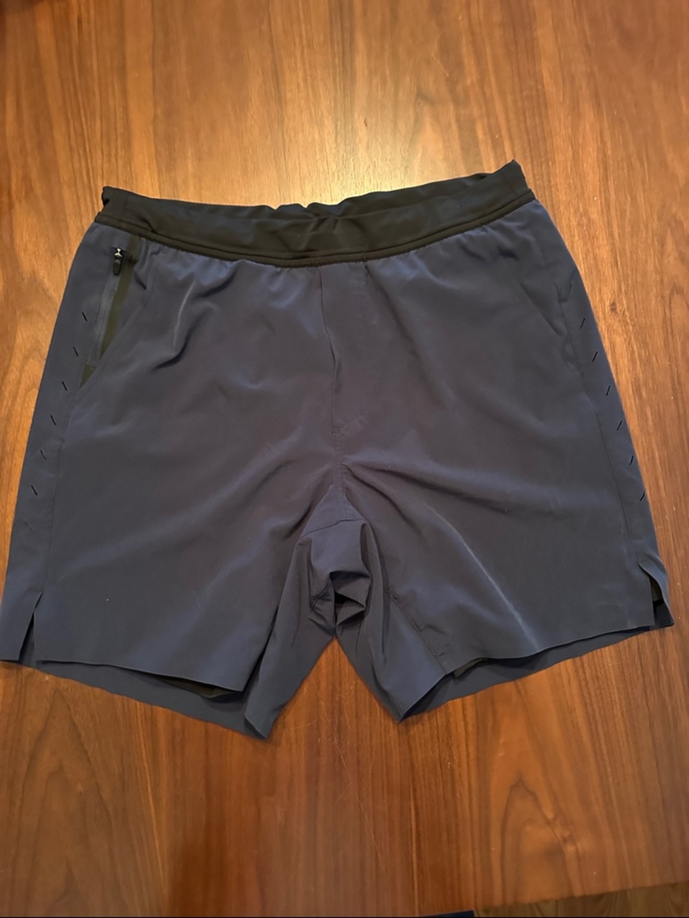 Ten Thousand Men’s Athletic Shorts in Navy with Black Waistband
